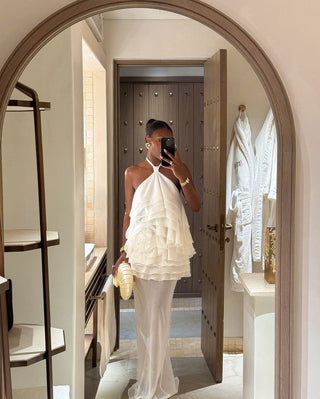 SANROSE RUFFLE GOWN