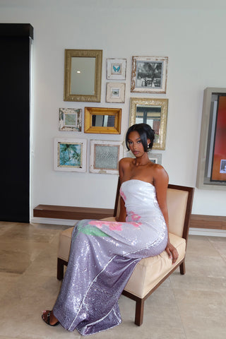 SPENECER GOWN IN SEQUIN