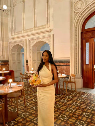 GIACOMO GATHERED GOWN