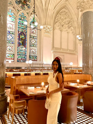 GIACOMO GATHERED GOWN